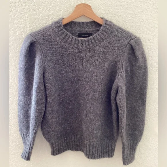 Isabel Marant Wool Blend Emma Jumper Sweater Puffed Sleeve - Picture 1 of 4